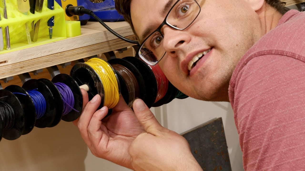 Ultimate DIY Wire Spool Hanger (with removable spools!)