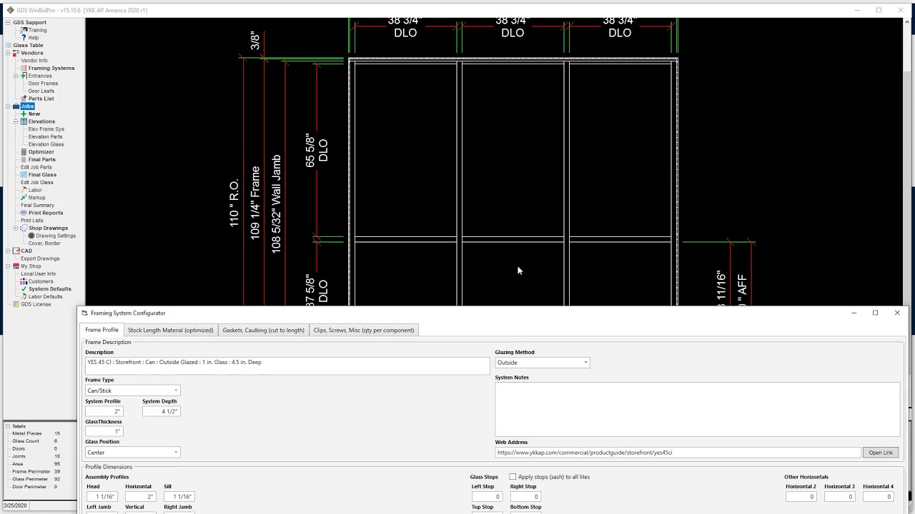 Part 1: WinBidPro v15.10 New Framing System Configurator
