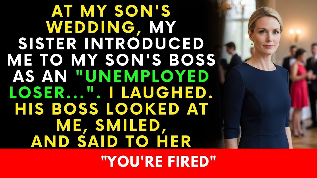 My Sister Introduced Me As Jobless Loser At My Son's Wedding Reception – Her Boss Fired Her