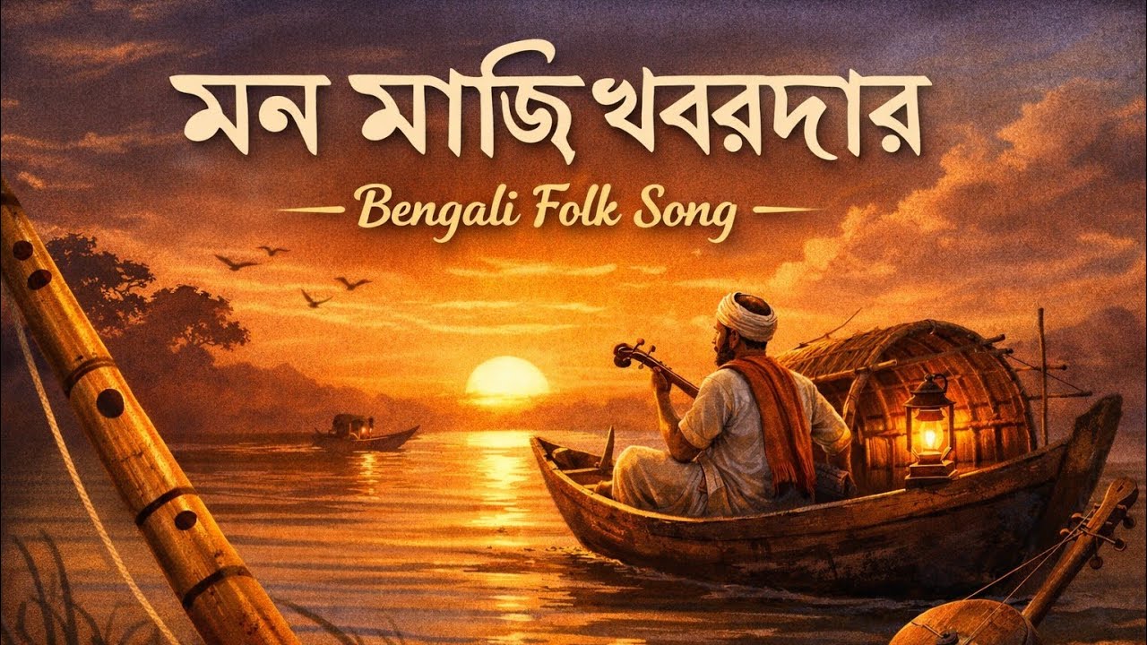 মন মাঝি খবরদার | Mon Majhi Khobordar | Bengali Folk Song | Probashi Bangla Baul Gaan 2026
