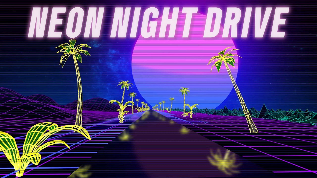 Neon Night Drive | 1 Hour Hypnotic Acid Techno Mix