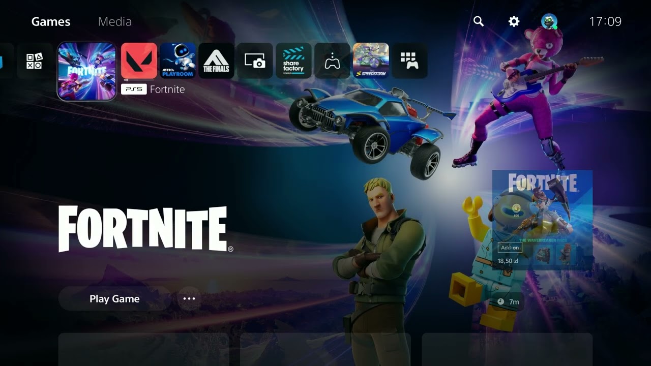 PS5: How to Restart Fortnite (PS5 Slim/PS5 Pro)