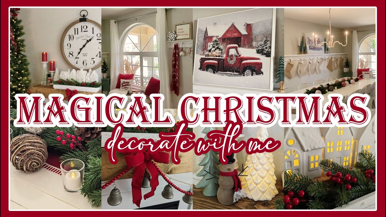 🌲NEW! 2023 CHRISTMAS DECORATE WITH ME│MAGICAL & COZY CHRISTMAS HOME│CHRISTMAS DECORATING IDEAS
