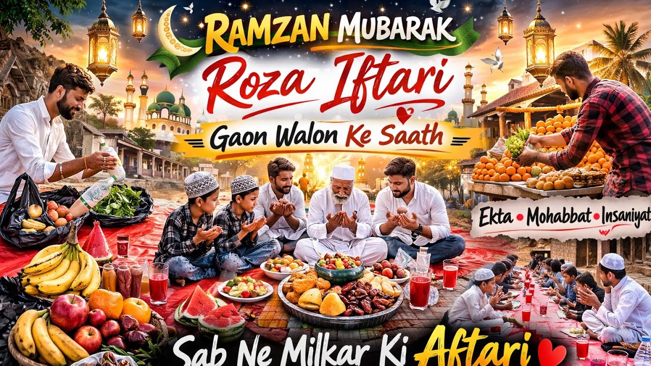 Ramzan Mein Gaon Walon Ke Saath Roza Iftari ❤️ | Dil Ko Chu Jane Wala Lamha