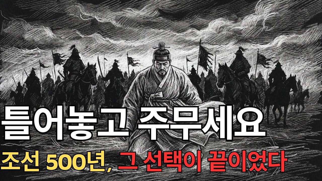 ⏳ 틀어놓고 주무세요: 조선 왕조 500년, 시작부터 멸망까지 한 번에 듣는 이야기