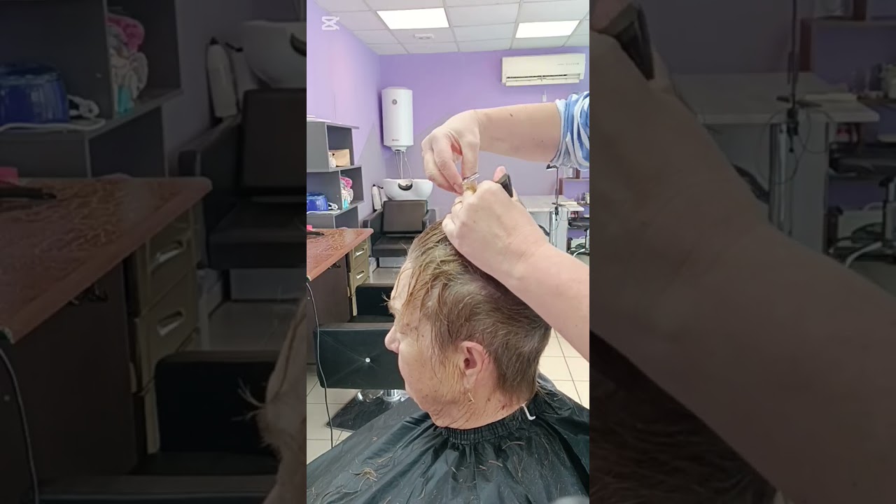 Женская стрижка #обучениестрижкам 