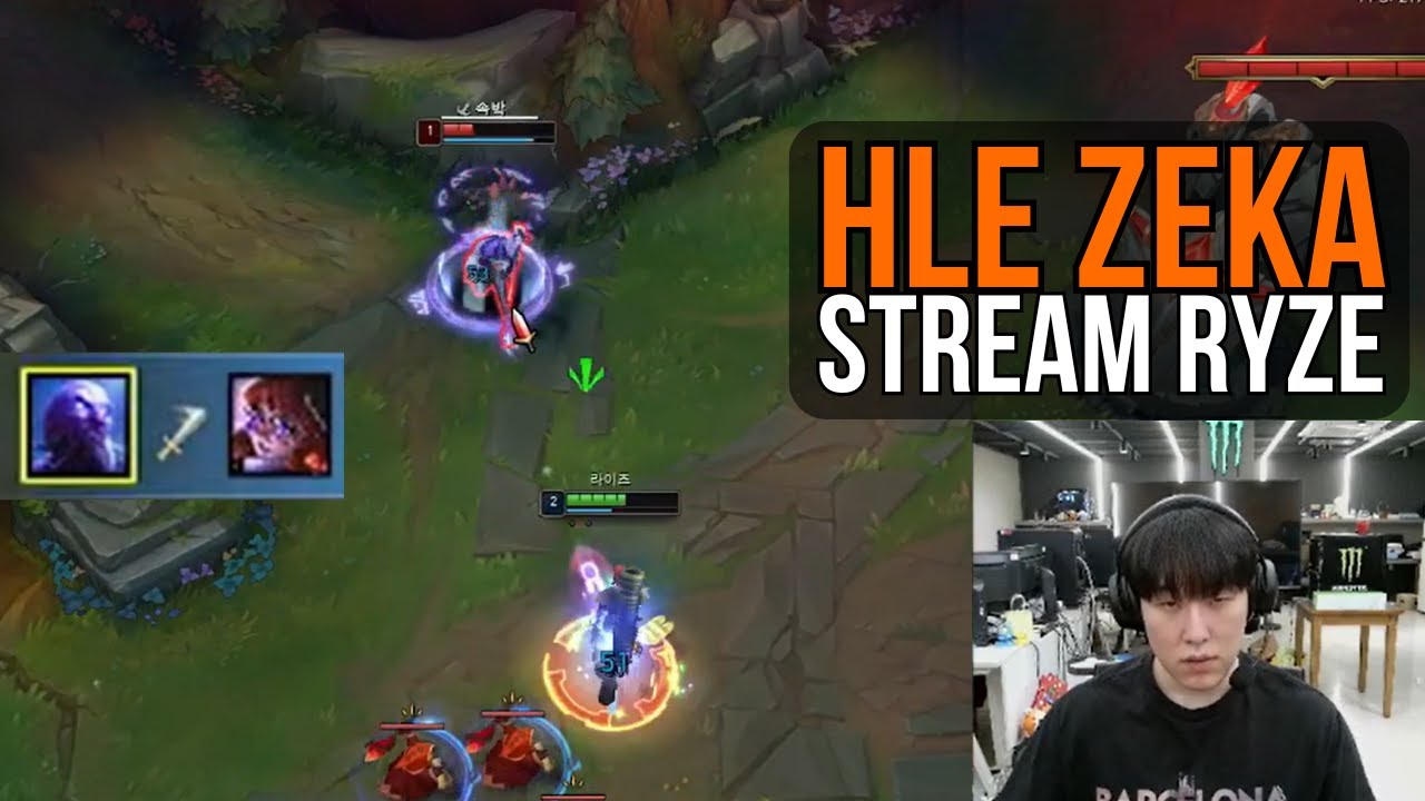 HLE Zeka Stream Ryze Destroy Korea Challenger Aurora Mid