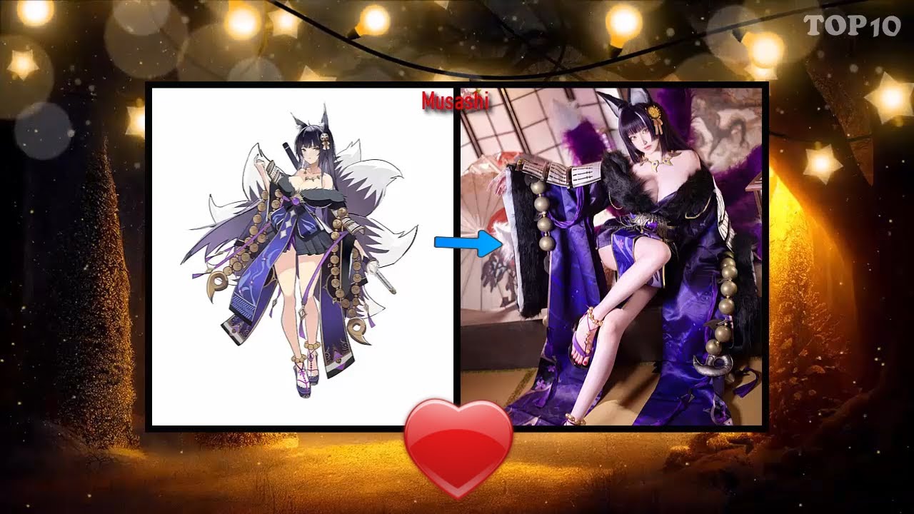 Azur Lane Characters in Real Life (Part 2)  | TOP 10