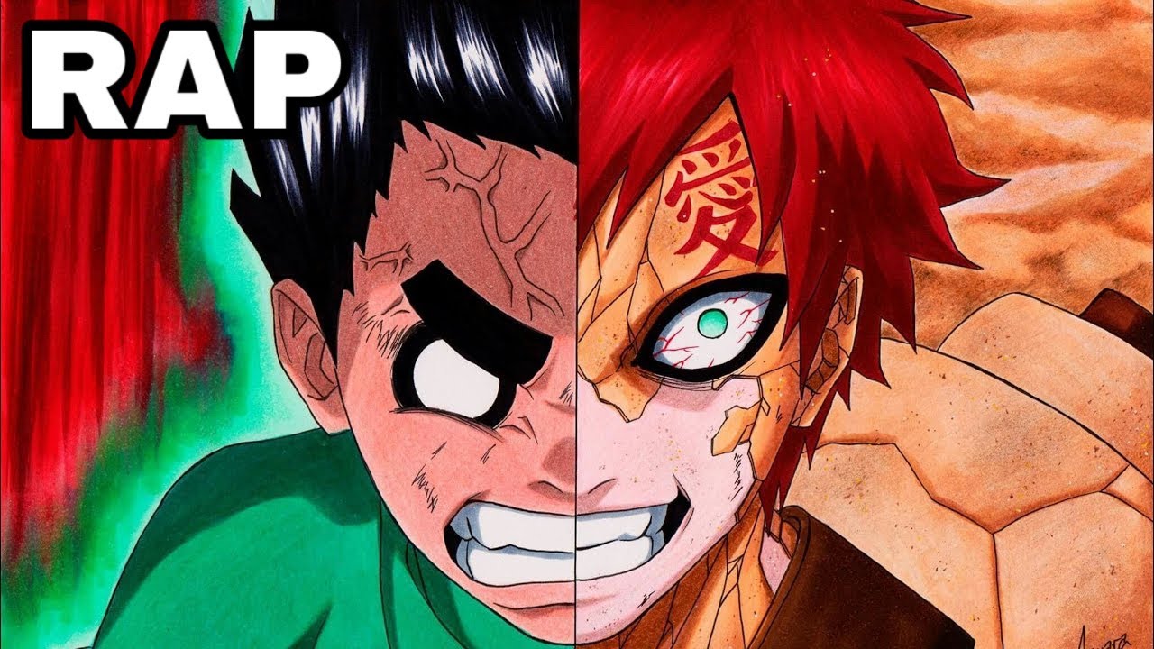 RAP 🤜⌛️ ROCK LEE VS GAARA (AMV) Zoro L'Frerot Prod. @GenjutsuBeats 
