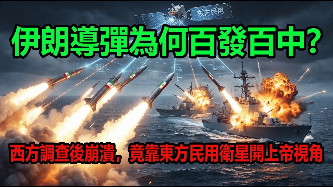 伊朗導彈為何百發百中？西方調查後崩潰，竟靠東方民用衛星開上帝視角