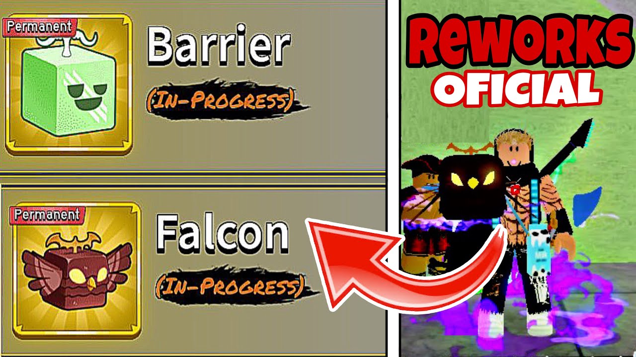 &iexcl;NUEVO REWORK para BARRERA y HALC&Oacute;N! TODAS las FRUTAS AWAKENED en Blox Fruits