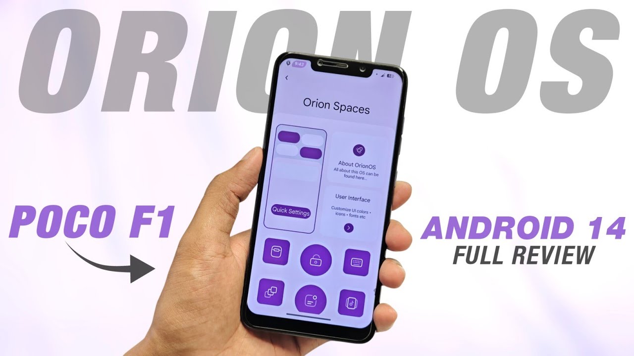 POCO F1 - Orion OS 14.0 Andromeda With Android 14 | Customizations Rom | Full Detailed Review
