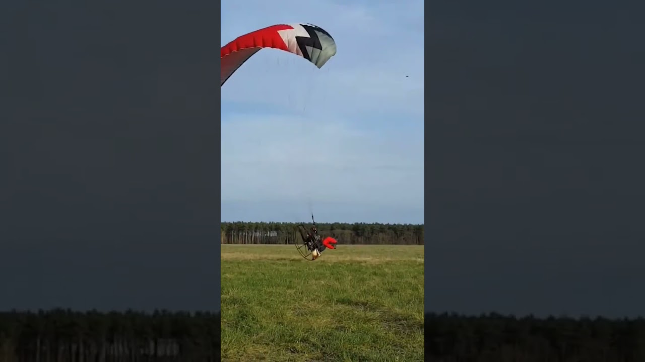 🇵🇱 Jak nie startować na paralotni z napędem 🇬🇧 #how to not #paramotor #start