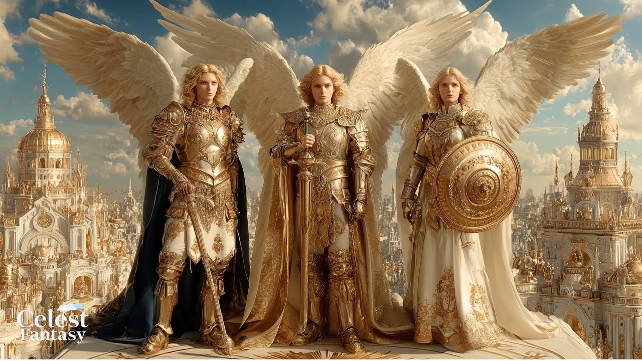 Archangels: Powerful Yet Calm Atmosphere | Relaxing Fantasy Art & Music