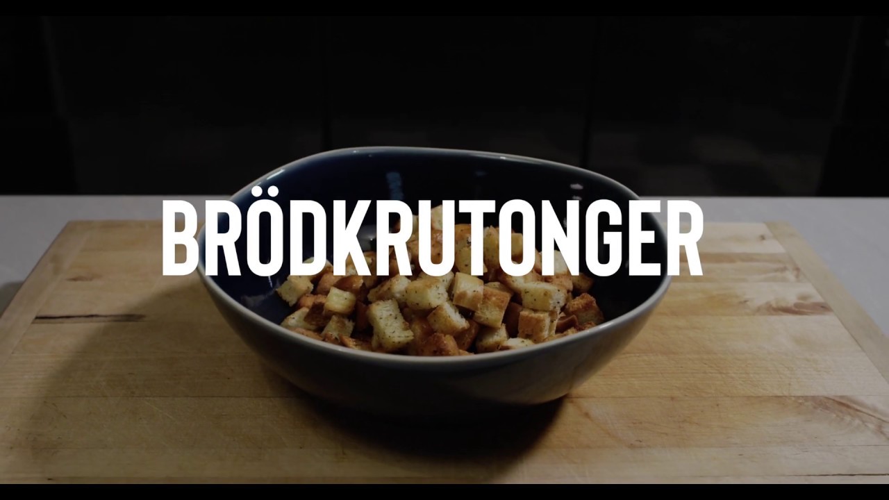 Br&ouml;dkrutonger p&aring; &ouml;verblivet br&ouml;d - smart, gott och enkelt