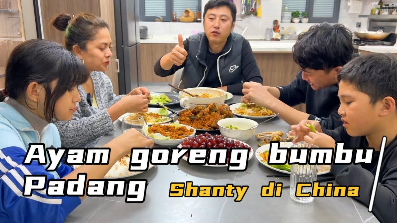 MASAK AYAM GORENG BUMBU PADANG+GULAI CINCANG REBUNG,ADEK KU BILANG TIDAK SUKA,LIHAT RIAKSINYA