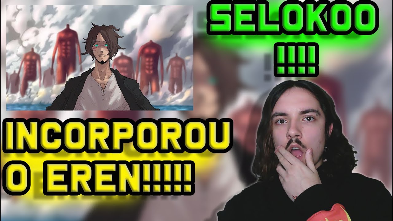 (INCORPOROU O EREN!) REAGINDO a EREN YEAGER (RodrigoZin) [REACT] NaiReact