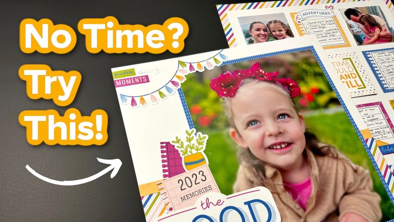 Scrapbook Your Year on ONE Layout!