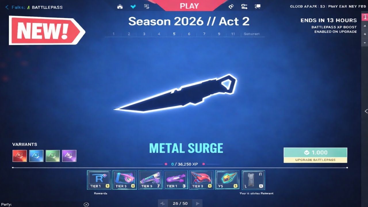 Valorant Battle Pass 2026 Act 2 Leaked Release Date & Melee