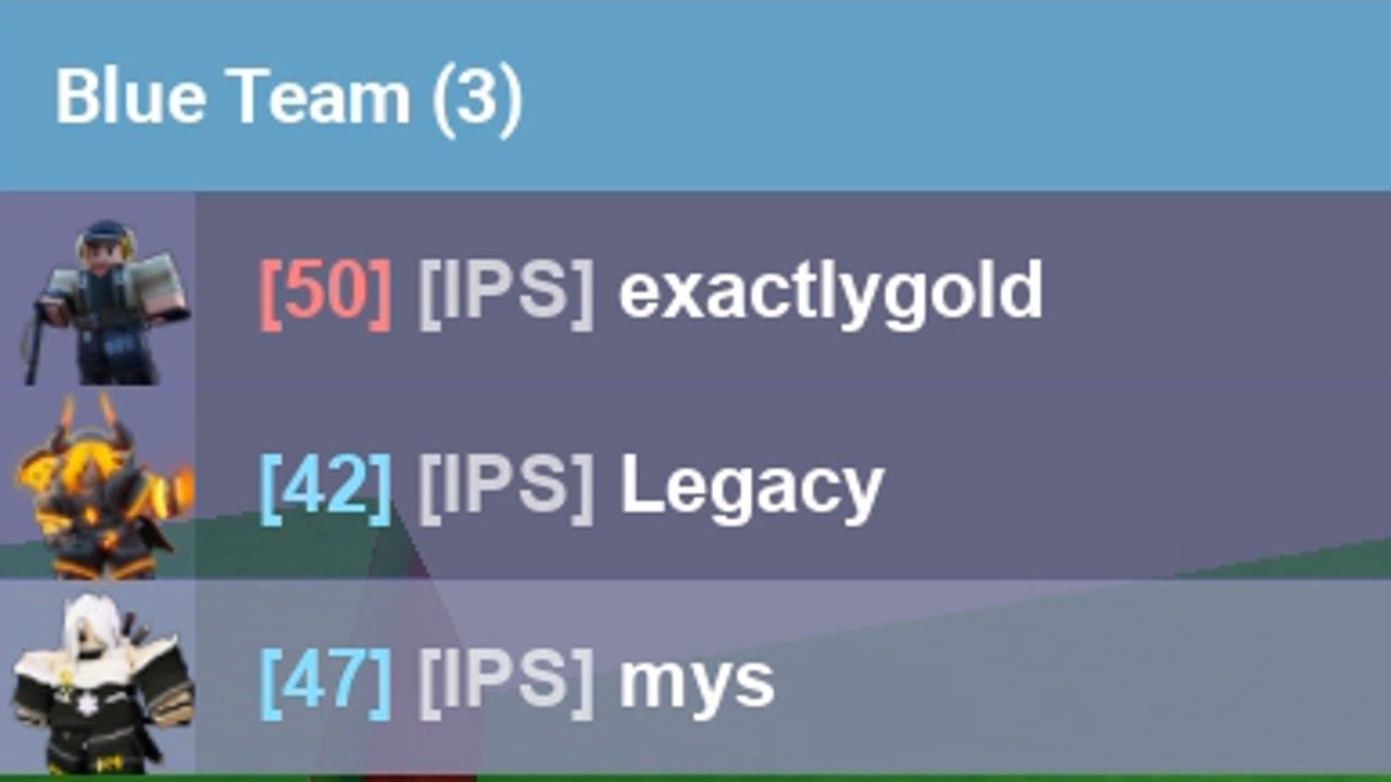 3 IPS Members Go Against A L8R Clan Member.. (Roblox Bedwars)