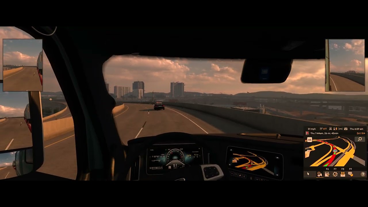 Late Night Rain Drive 🚛🌧️ | Truck Simulator