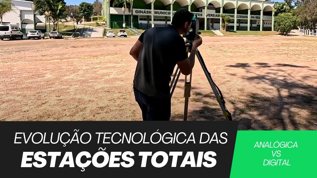 Evolução Tecnológica das Estações Totais: Analógica vs. Digital em campo
