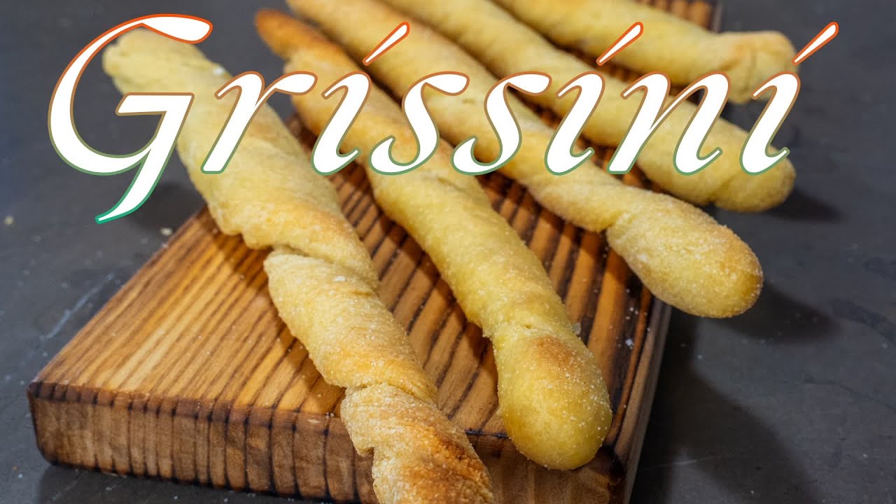 Crispy Homemade Grissini | Italian Breadsticks with a Golden Crunch. w/Subs