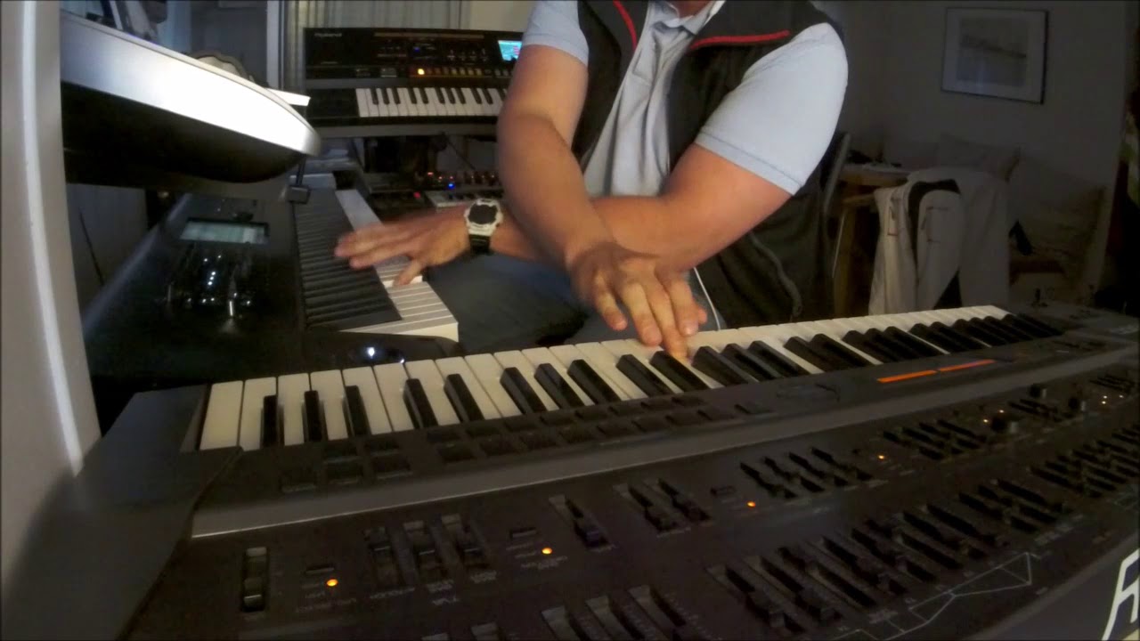 Depeche Mode Photographic Yamaha Montage / Tyros4  Korg Kronos  Roland Jupiter 80 / JD 800
