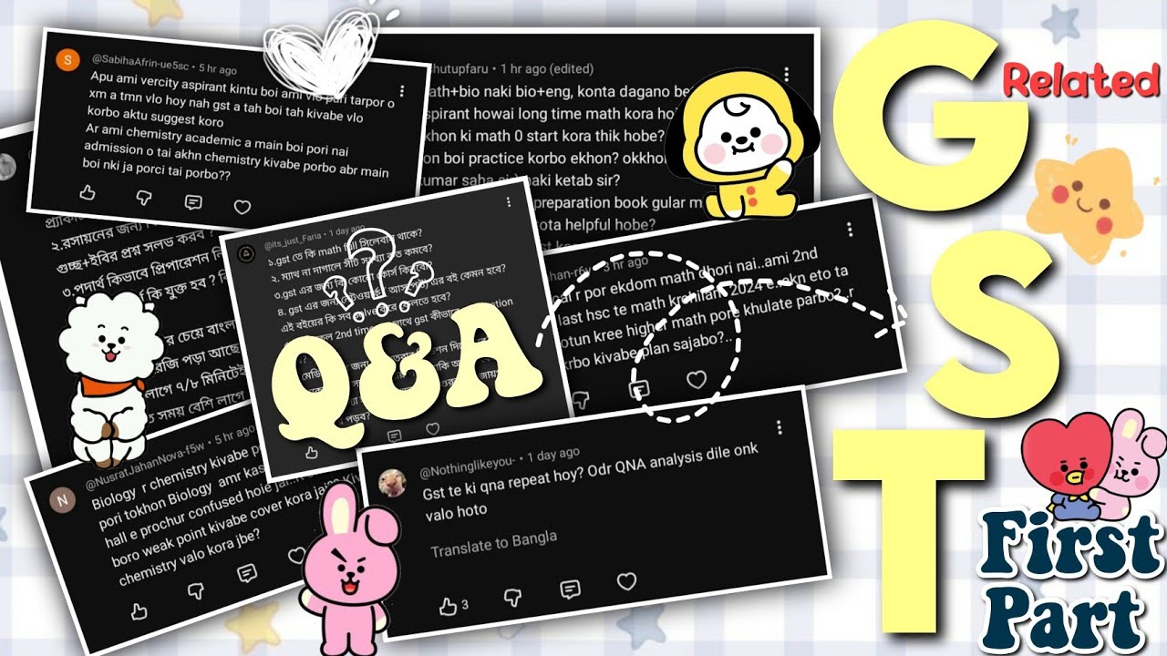 GST Exam Preparation Q&A || (Part 1) || You.all Asked, I Answered
