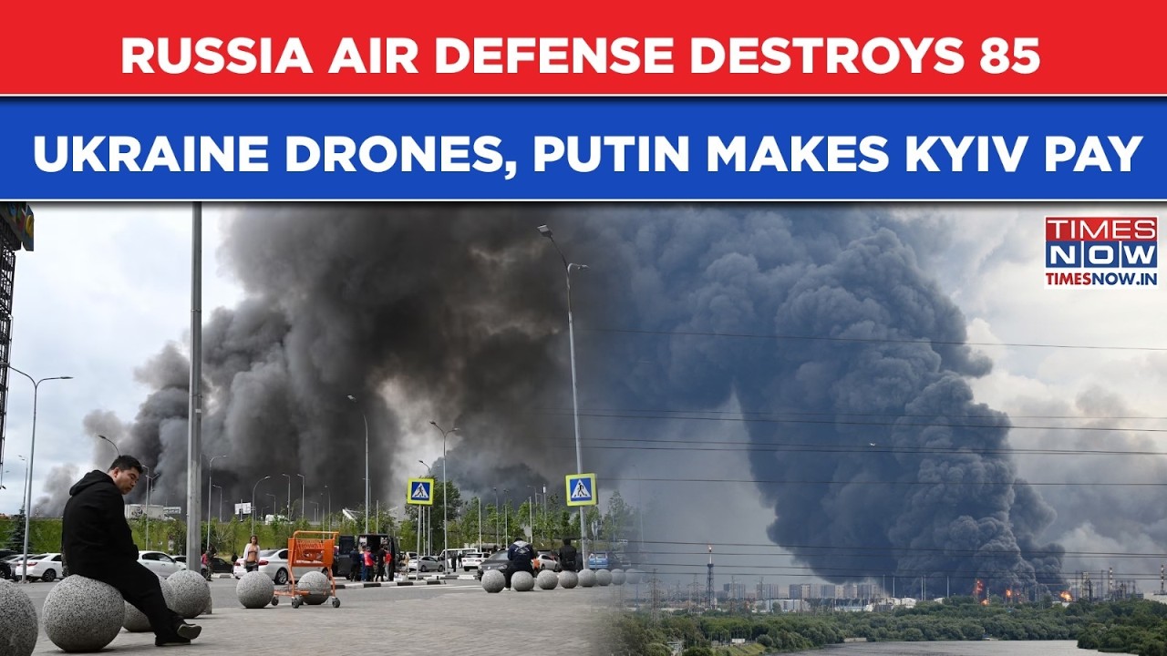 Russia Air Defense Destroys 85 Ukraine Drones, Saving Moscow From Big Attack| Putin Makes Kyiv Pay