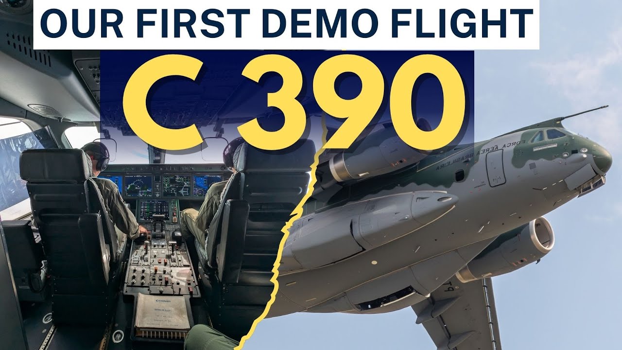 Demo flight - Inside the KC-390: Embraer’s Advanced Multimission Aircraft at Farnoborough Airshow