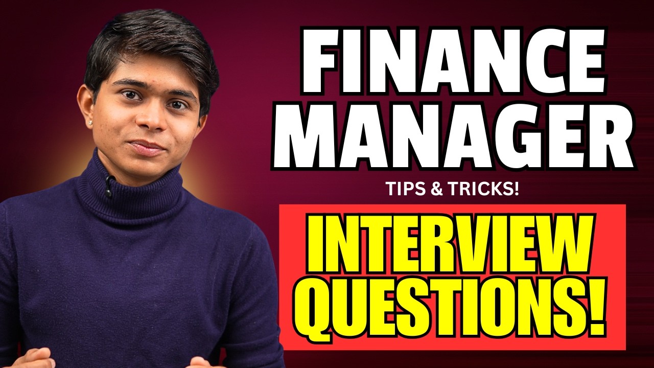 Finance Manager Interview Questions and Answers