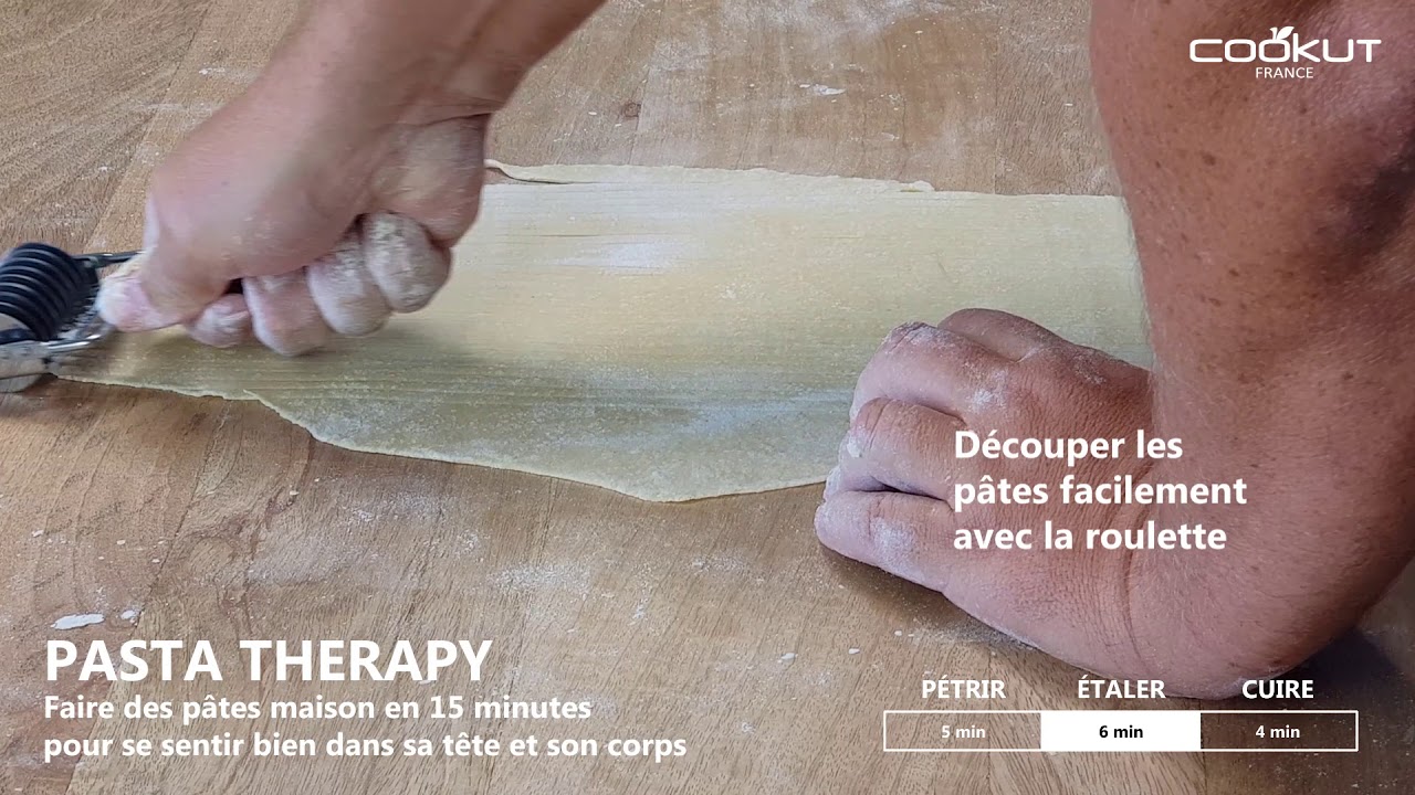 Kit p&acirc;tes fraiches Pasta Therapy Cookut sur MaSpatule.com