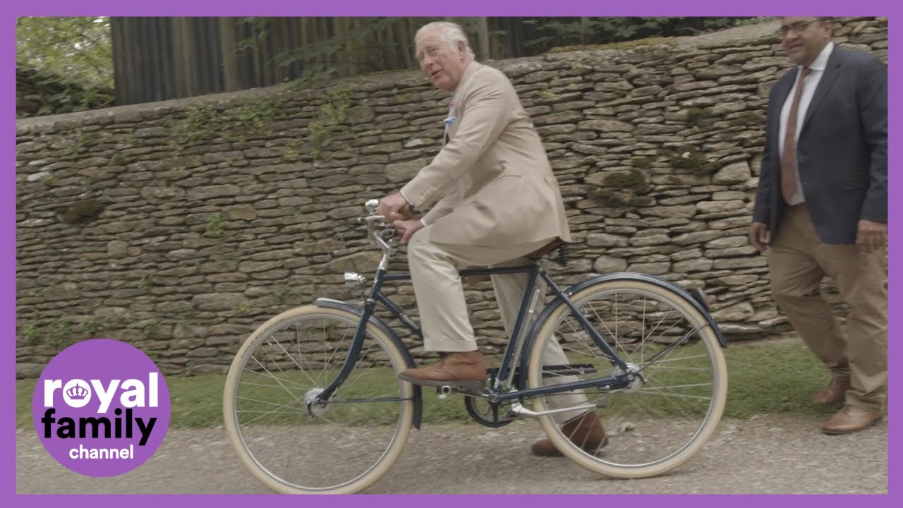 Prince Charles Gets On His Bike to Kick Off This Year's 'Palaces on Wheels' Challenge