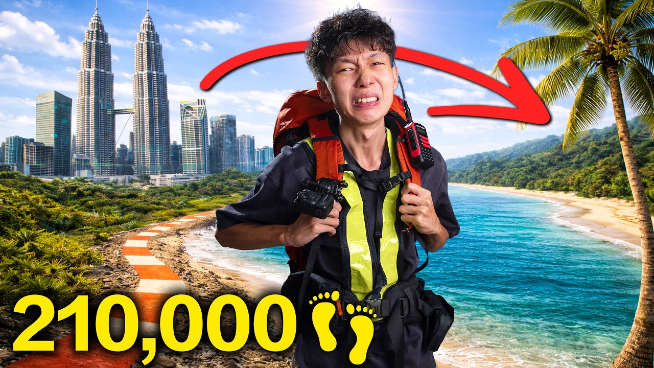 我从KLCC走路到Port Dickson，没想到这么崩溃。