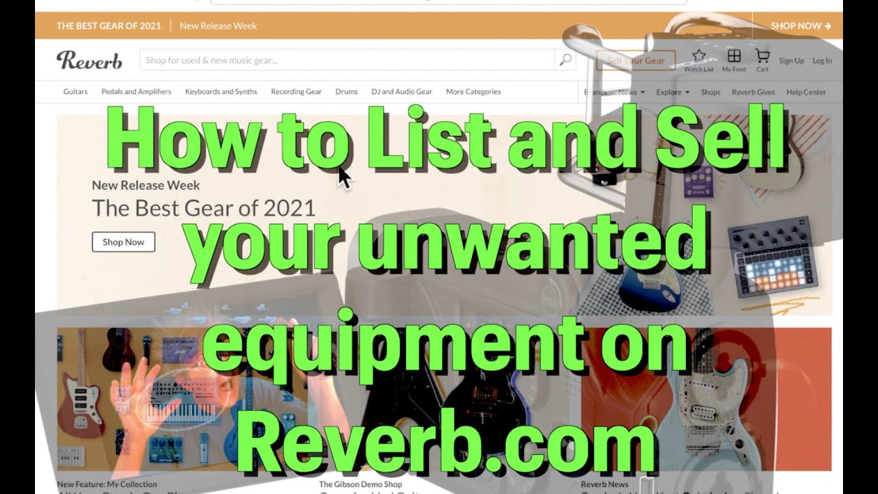 КАК ВЫСТАВЛЯТЬ И ПРОДАВАТЬ МУЗЫКАЛЬНОЕ ОБОРУДОВАНИЕ НА REVERB