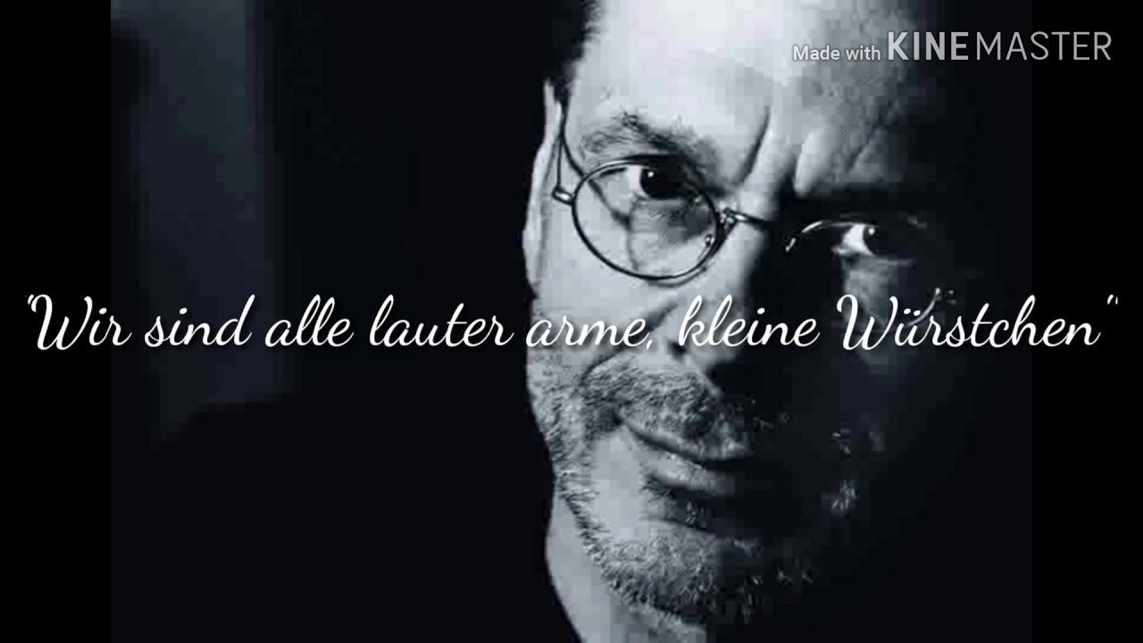 Wir sind alle lauter arme, kleine Würstchen - Von Reinhard Mey