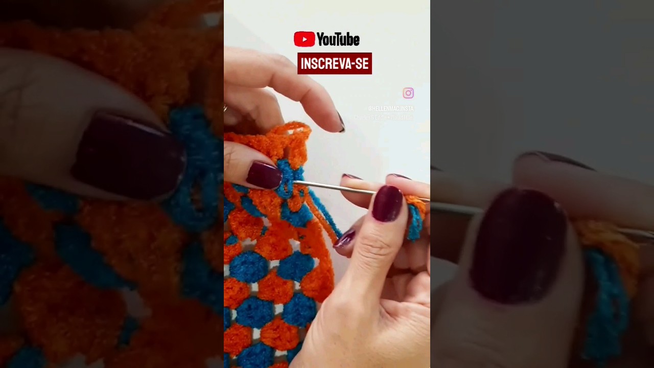 🤩TUTORIAL🤩⬇️#croch&ecirc;f&aacute;cil #aprendercroch&ecirc; #crochetpatterns #passoapasso #modacroch&ecirc;