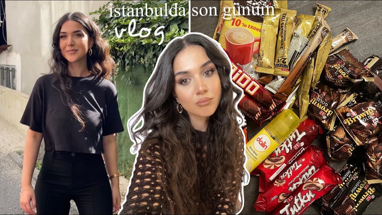TÜRKİYEDEN KENDİMLE NELER GETİRDİM I istanbulda son günüm, pazar turu, market alışverişi