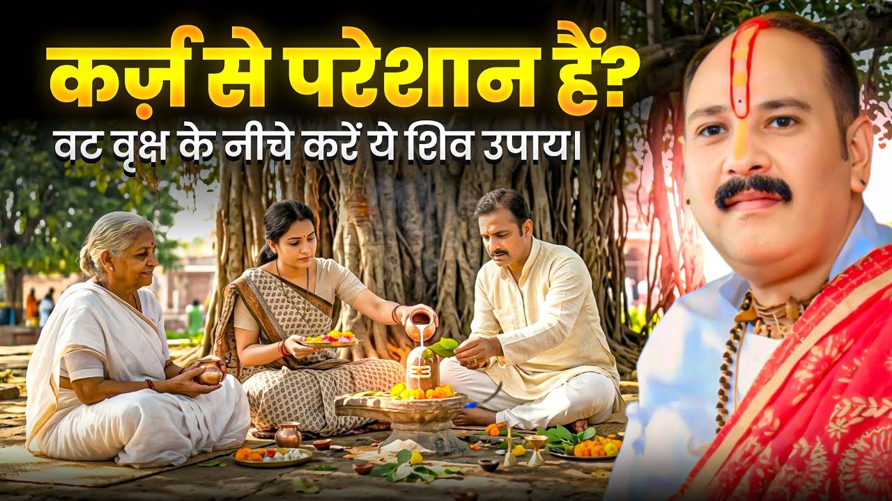 कर्ज़ से परेशान हैं? वट वृक्ष के नीचे करें ये शिव उपाय। @panditpradeepmishraofficial 