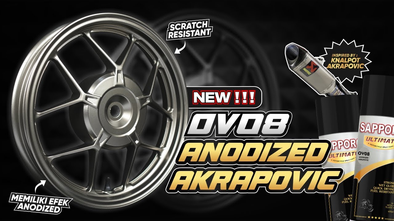 NEW❗ OV08 ANODIZED AKRAPOVIC | SAPPORO ULTIMATE