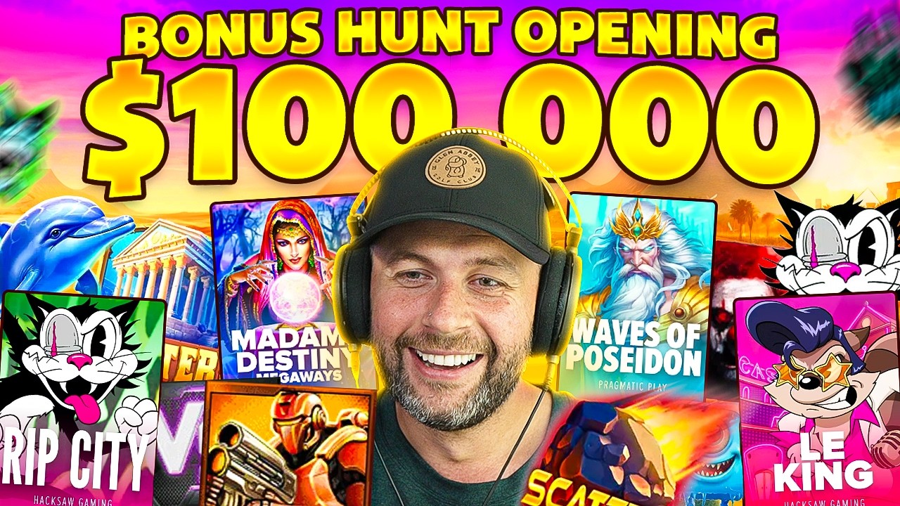 OPENING up a HUGE $100,000 BONUS HUNT... BUT ITS ONLY $10,000 BONUSES!! (Bonus Buys)