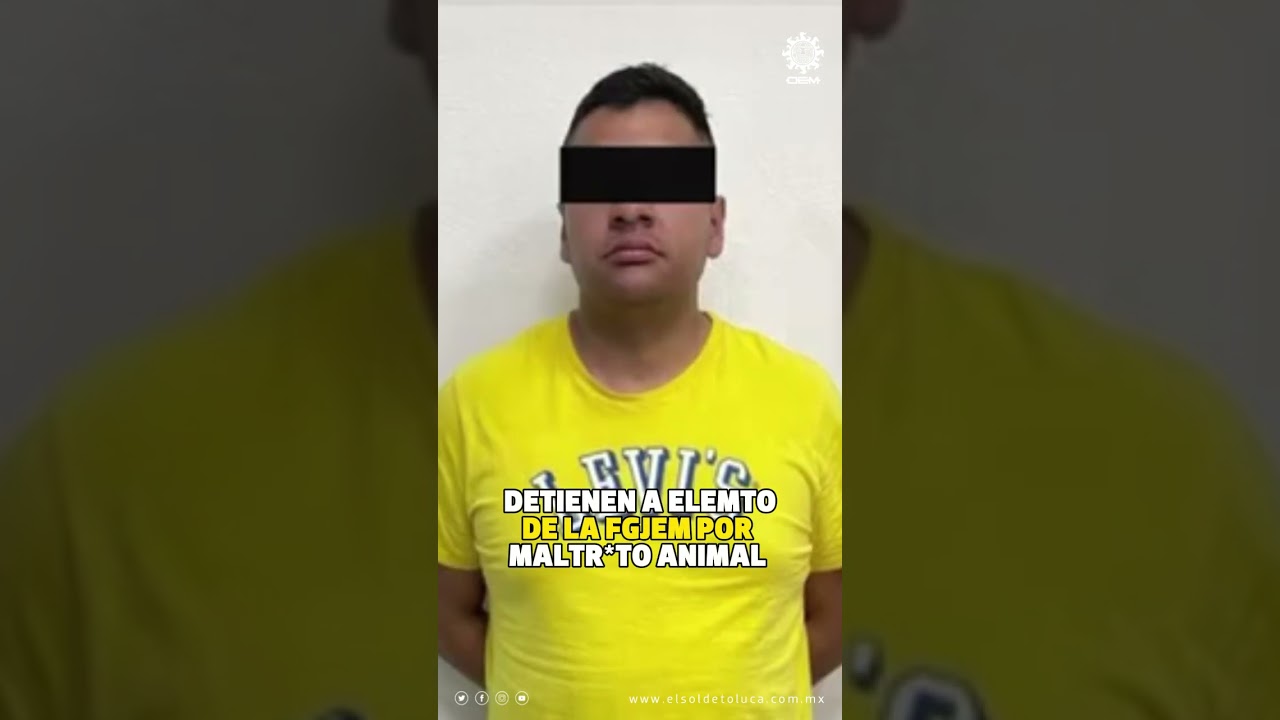 DETIENEN A ELEMENTO DE LA FGJEM #edomex #fiscal&iacute;a #perritos #denuncias #noticias #ecatepec