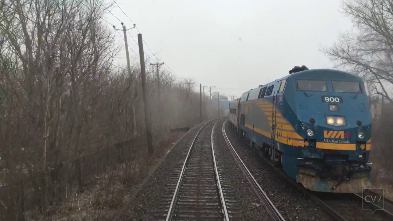 Dorval - Montreal Central Station (Complete Train Trip)