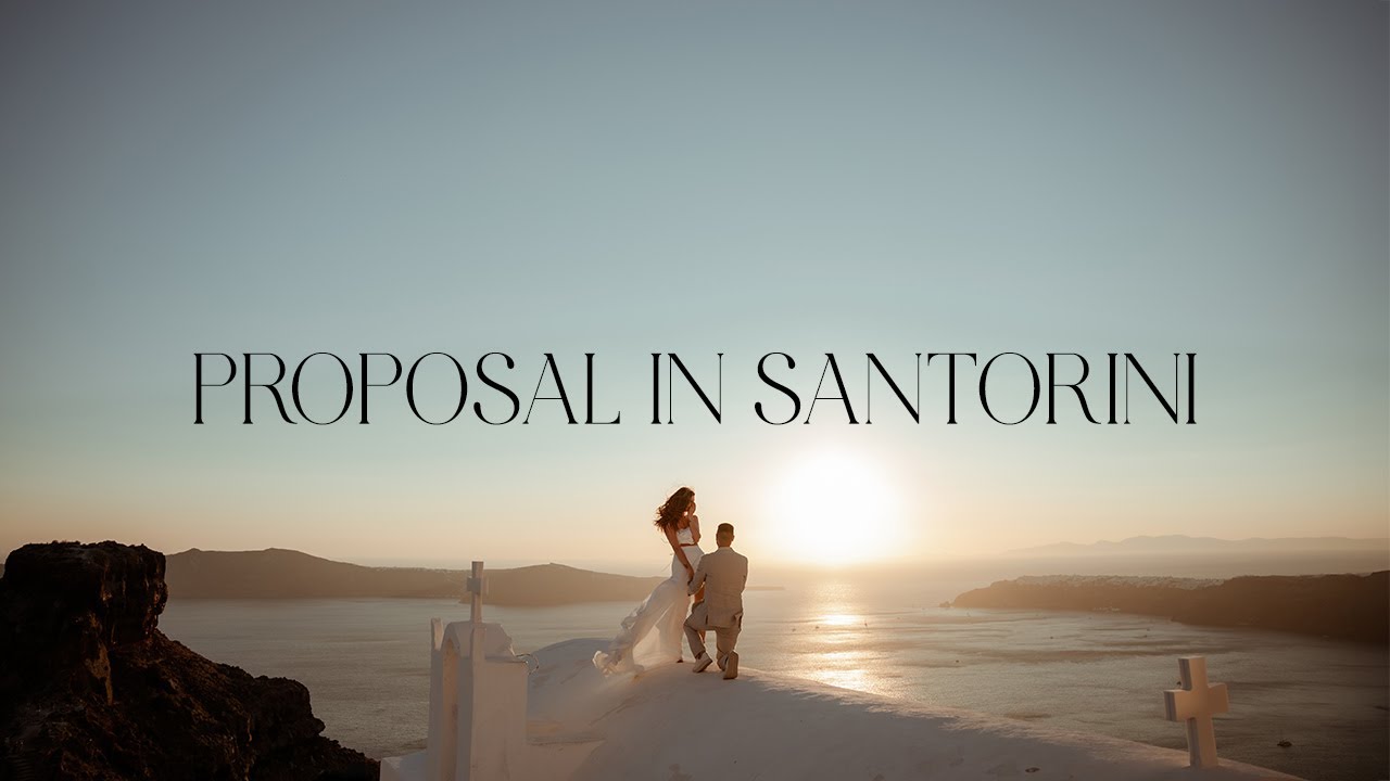 Andrea & Martha | Proposal video in Santorini, Greece