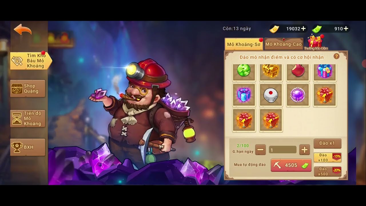 Tất Tay Đào Khoáng | Vũ Ròm Gunny Origin