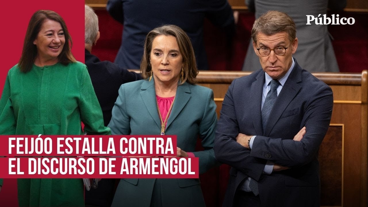 El discurso de Armengol que ha sacado de sus casillas a Feijóo: 