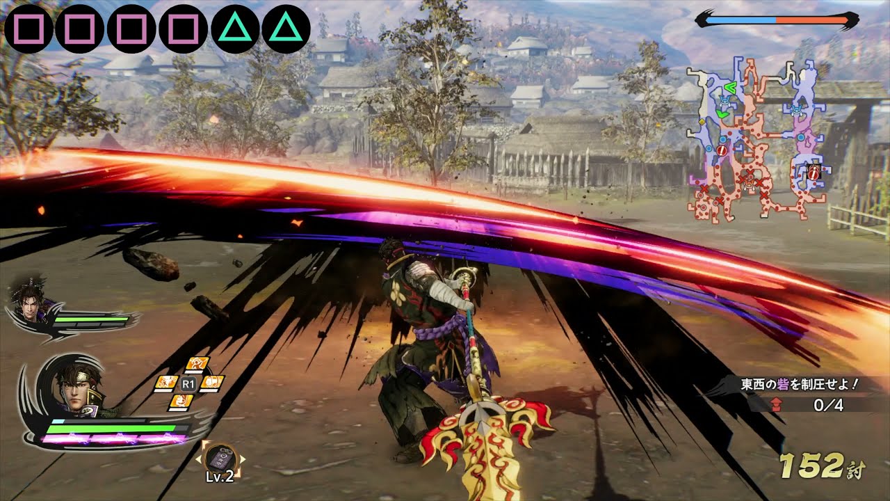 【Samurai warriors5】Toshiie Maeda motions - Ōmiyari （戦国無双５ 前田利家） モーション動画