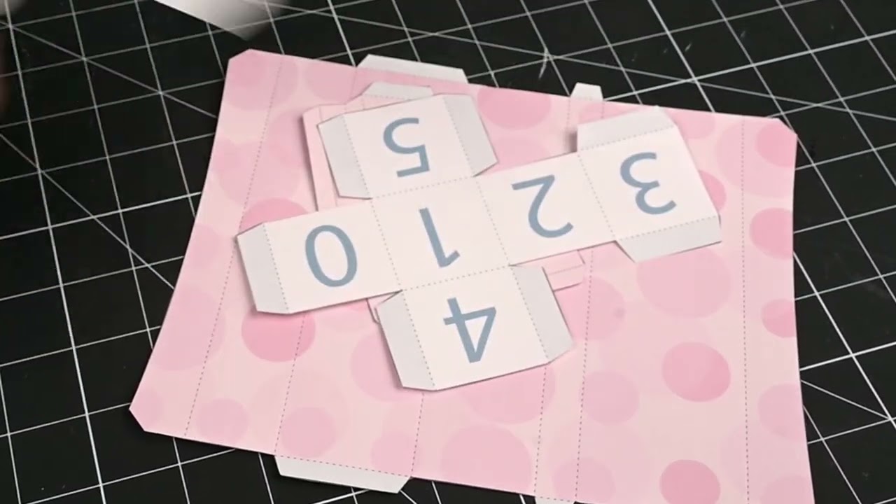 Lag din egen 3D-kube kalender med en gratis utskriftsmal fra fra Brother
