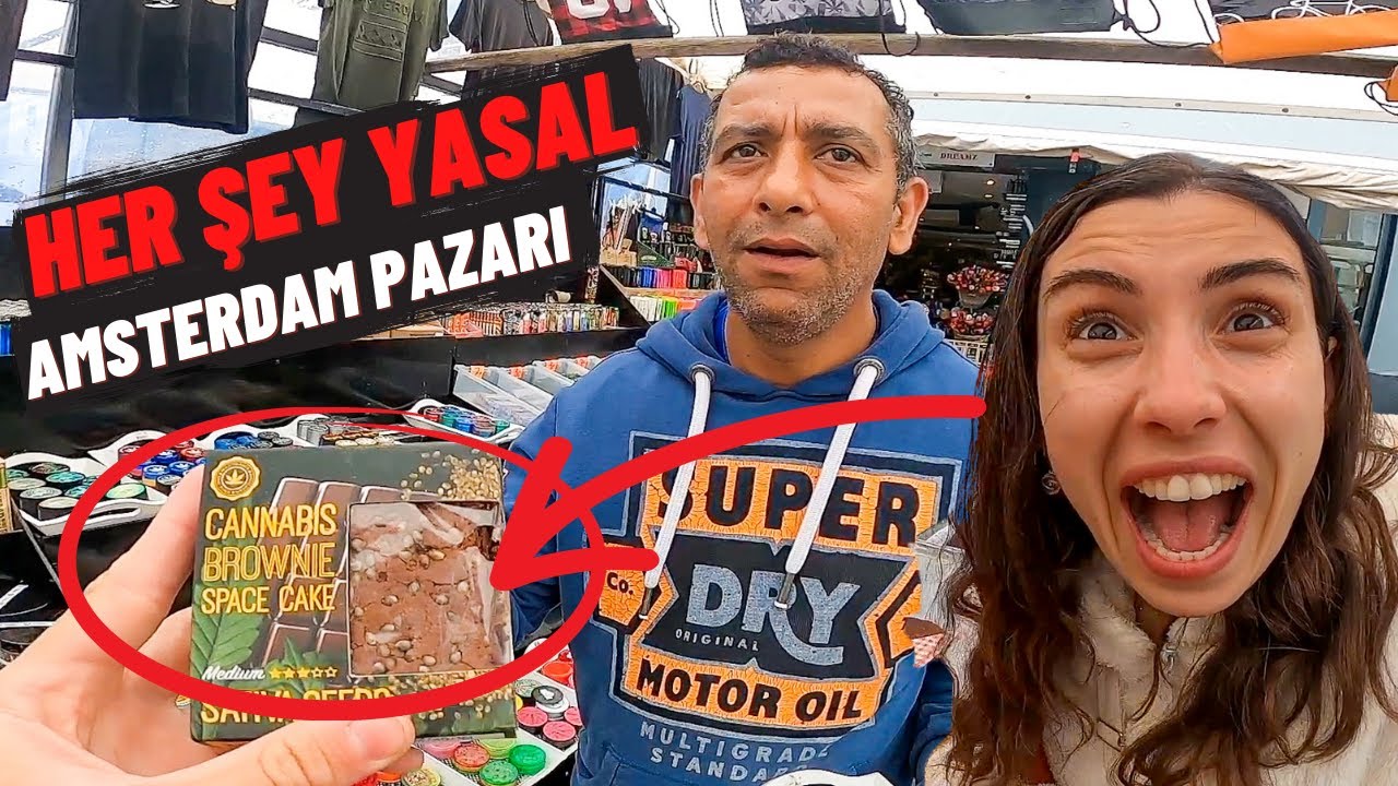 Amsterdam'da Yasaksız Yerel Pazarlar! (Coffee Shop, Bisiklet Turu)-161 🇳🇱